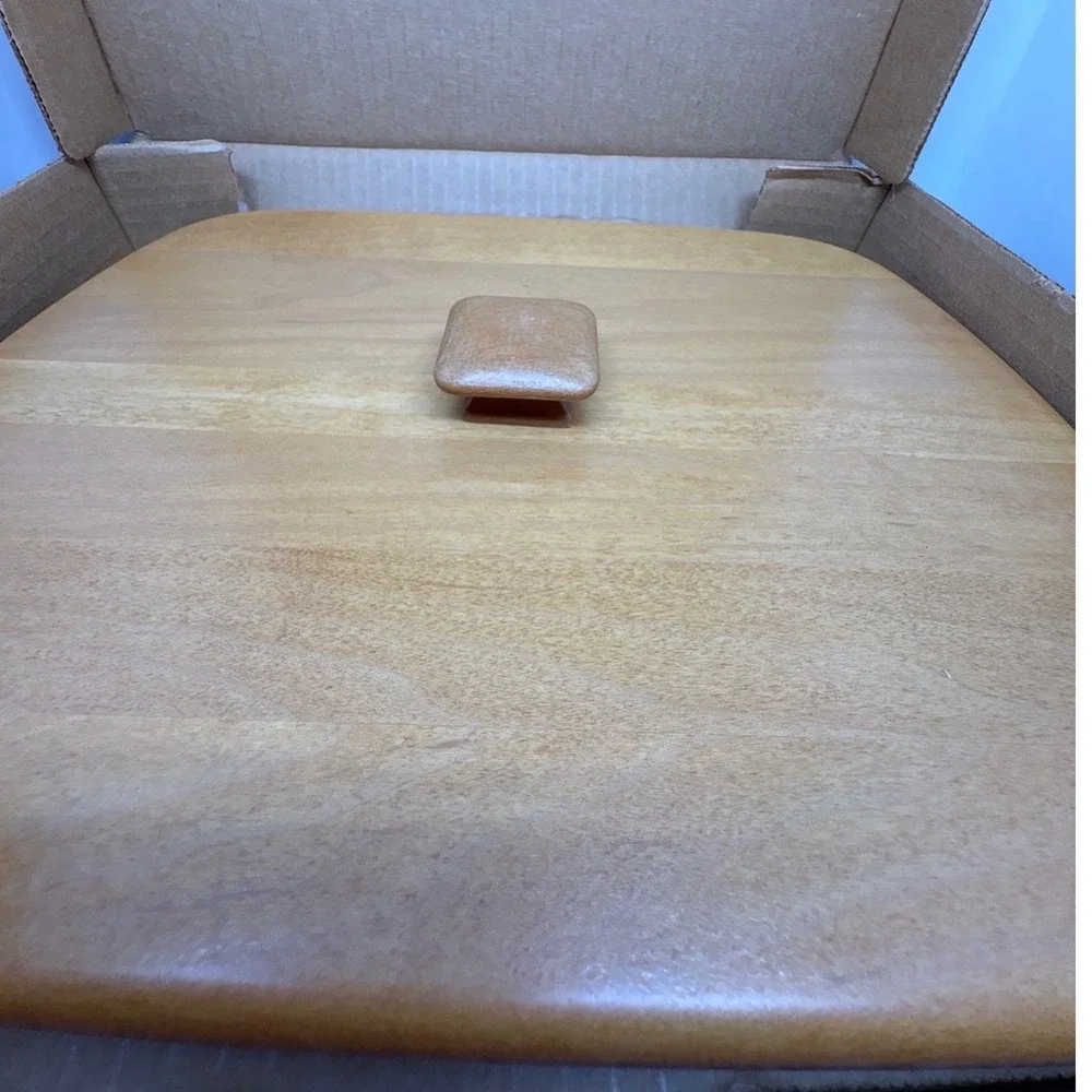 Longaberger WoodCrafts Maple Wood Basket Lid Mothers Day 53031 Natural 10.25x8.5